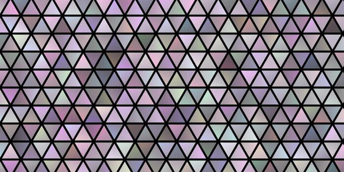 textura de vector púrpura claro con estilo triangular.