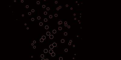 Dark Red vector backdrop with dots.