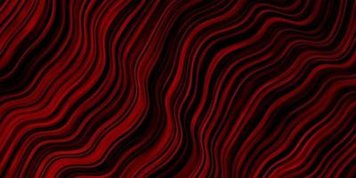 Dark Red vector pattern with curves.