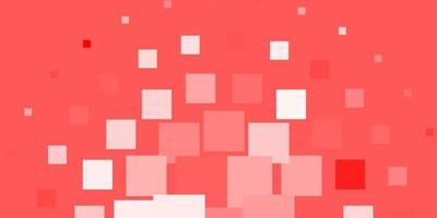 Light Red vector pattern in square style.