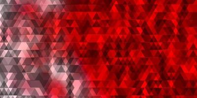 Light Red vector layout with lines, triangles.