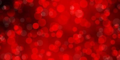 Light Red vector layout with circle shapes.