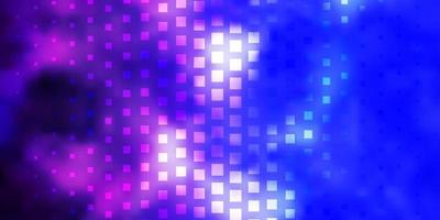 Light Pink, Blue vector backdrop with rectangles.