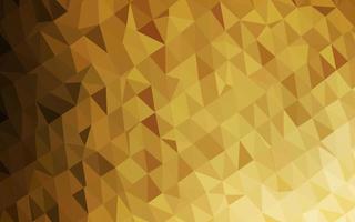 Dark Yellow, Orange vector abstract polygonal layout.