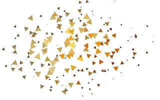 Light Yellow, Orange vector texture in triangular style.