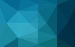 Dark BLUE vector abstract polygonal texture.