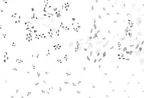 Light black vector background with abstract forms.