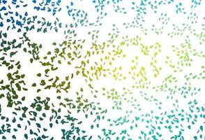 Light Blue, Yellow vector pattern with chaotic shapes.