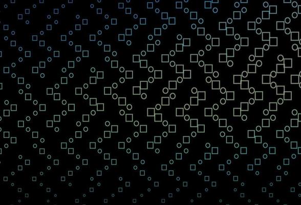 Dark Blue, Yellow vector pattern with crystals, rectangles.