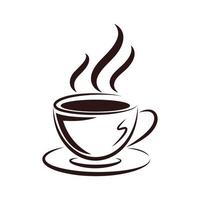 aesthetic coffee cup logo illustration 12878616 Vector Art at Vecteezy