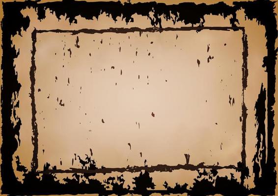 grunge texture with rusted frame