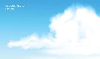 Clouds vector background