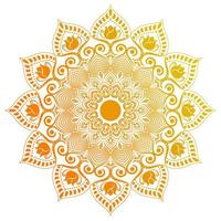 Circular pattern of mandala vector