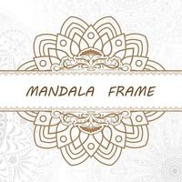 Mandala pattern design vector