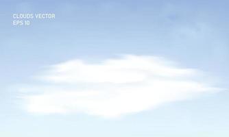 Clouds background vector