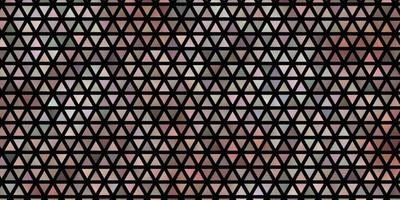 Light Red vector background with polygonal style.