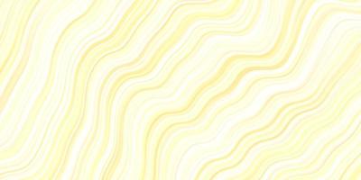 patrón de vector amarillo claro con líneas.