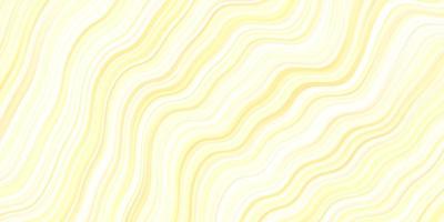 Light Yellow vector pattern with lines.