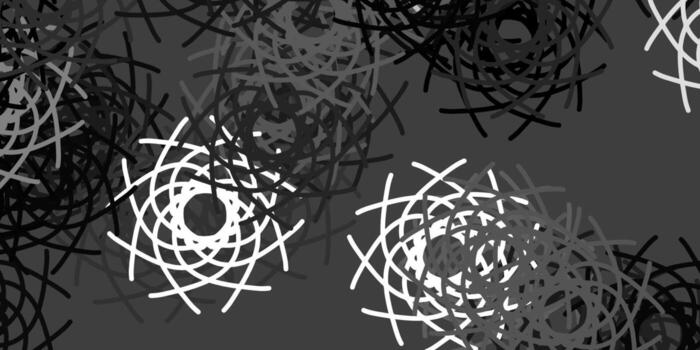 Light Gray vector backdrop with chaotic shapes.
