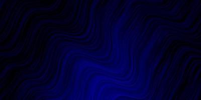 Dark BLUE vector pattern with wry lines.