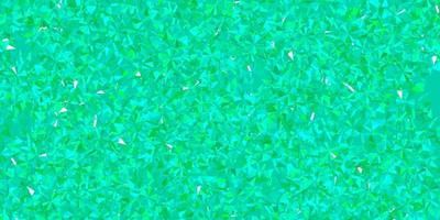 Light Green vector texture with bright snowflakes.