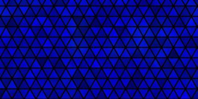 textura de vector azul claro con estilo triangular.