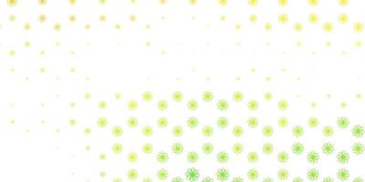 Light Green, Red vector background with wry lines.