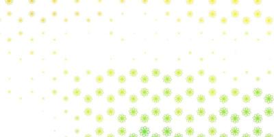 Light Green, Red vector background with wry lines.