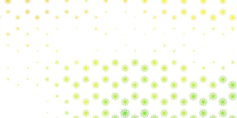 Light Green, Red vector background with wry lines.