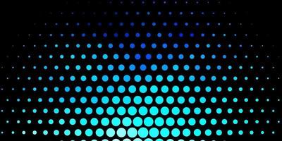 Dark BLUE vector background with spots.