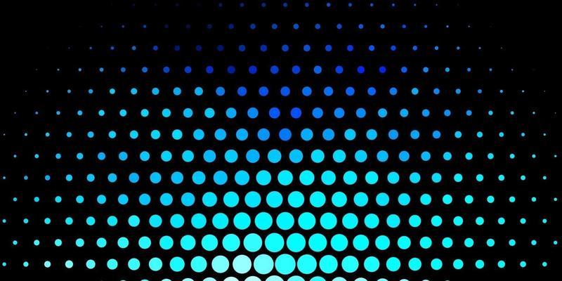 Dark BLUE vector background with spots.