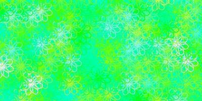 Light Green, Yellow vector pattern with lines.