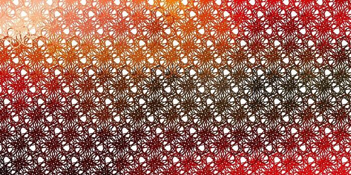 Fondo de vector verde claro, rojo con líneas curvas.