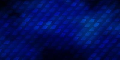 Dark BLUE vector template with rectangles.