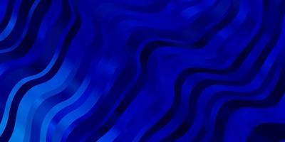 Light BLUE vector backdrop with curves.