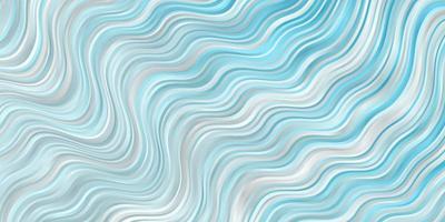 Light BLUE vector background with curves.