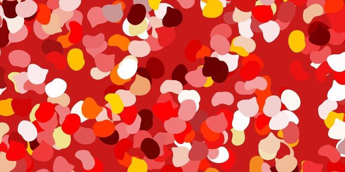 Light orange vector pattern with abstract shapes.