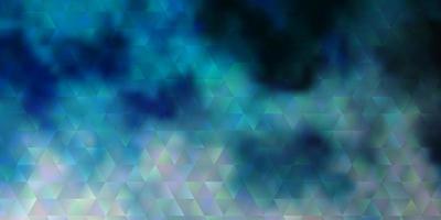 Light BLUE vector background with polygonal style.