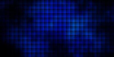 Dark BLUE vector template with rectangles.