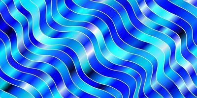 Light BLUE vector background with curved lines.