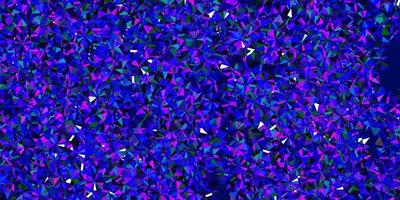 Light Multicolor vector background with christmas snowflakes.