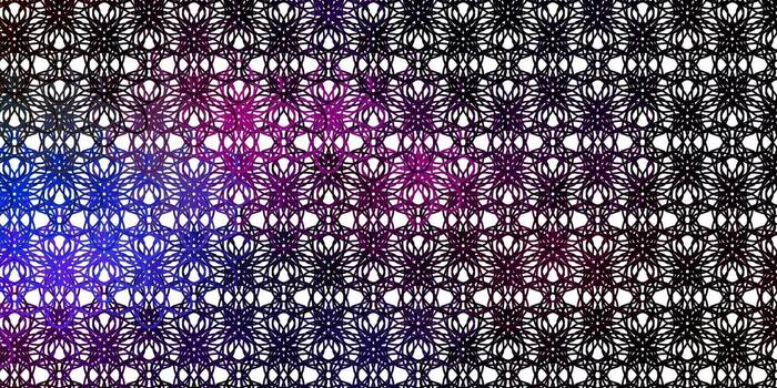 Light Multicolor vector backdrop with bent lines.