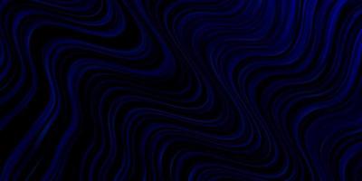 Dark BLUE vector background with lines.