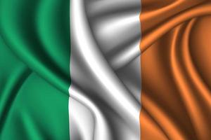 national flag of silk. Template for your design vector