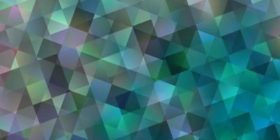 Light BLUE vector texture with poly style with cubes.