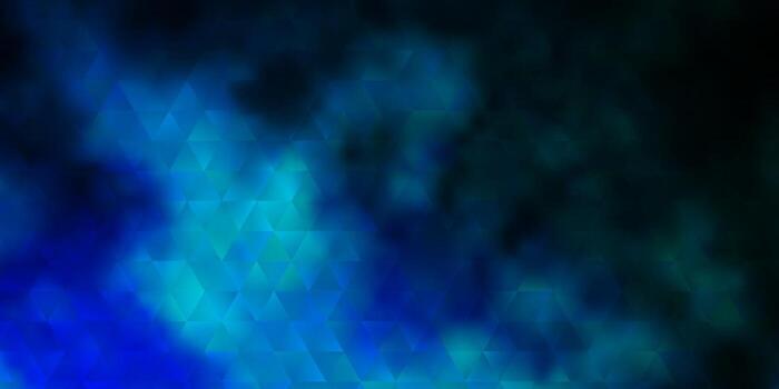 textura de vector azul claro con estilo triangular.
