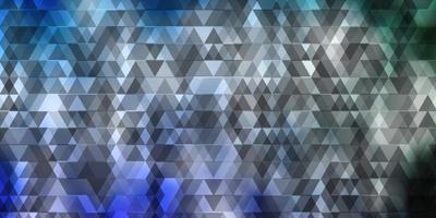 Light BLUE vector texture with lines, triangles.