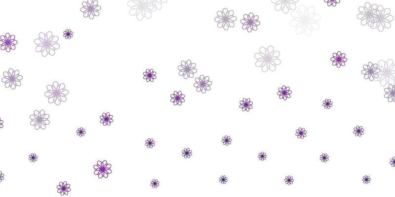 Light Pink vector natural backdrop with flowers.
