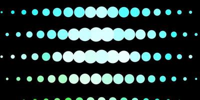 Dark Blue, Green vector texture with disks.