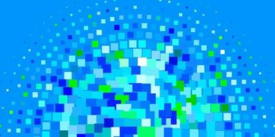Light Blue, Green vector background with rectangles.